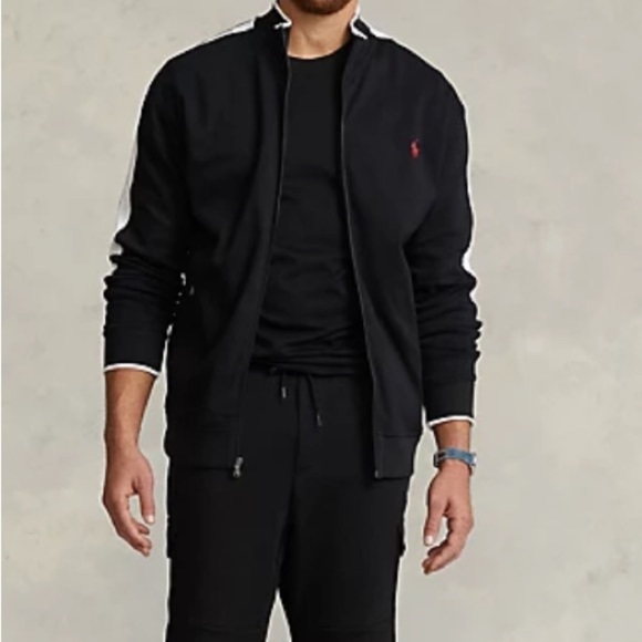 POLO RALPH LAUREN Interlock Track Jacket Black Size 4XLT NEW - Picture 7 of 12